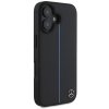 Mercedes MEHMP16S23RURBK iPhone 16 6.1 czarny/black hardcase MB Blue Line Leather MagSafe